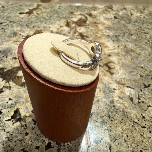 Park Lane Silver Infinity Ring with Crystals size 7 - Picture 2 of 3